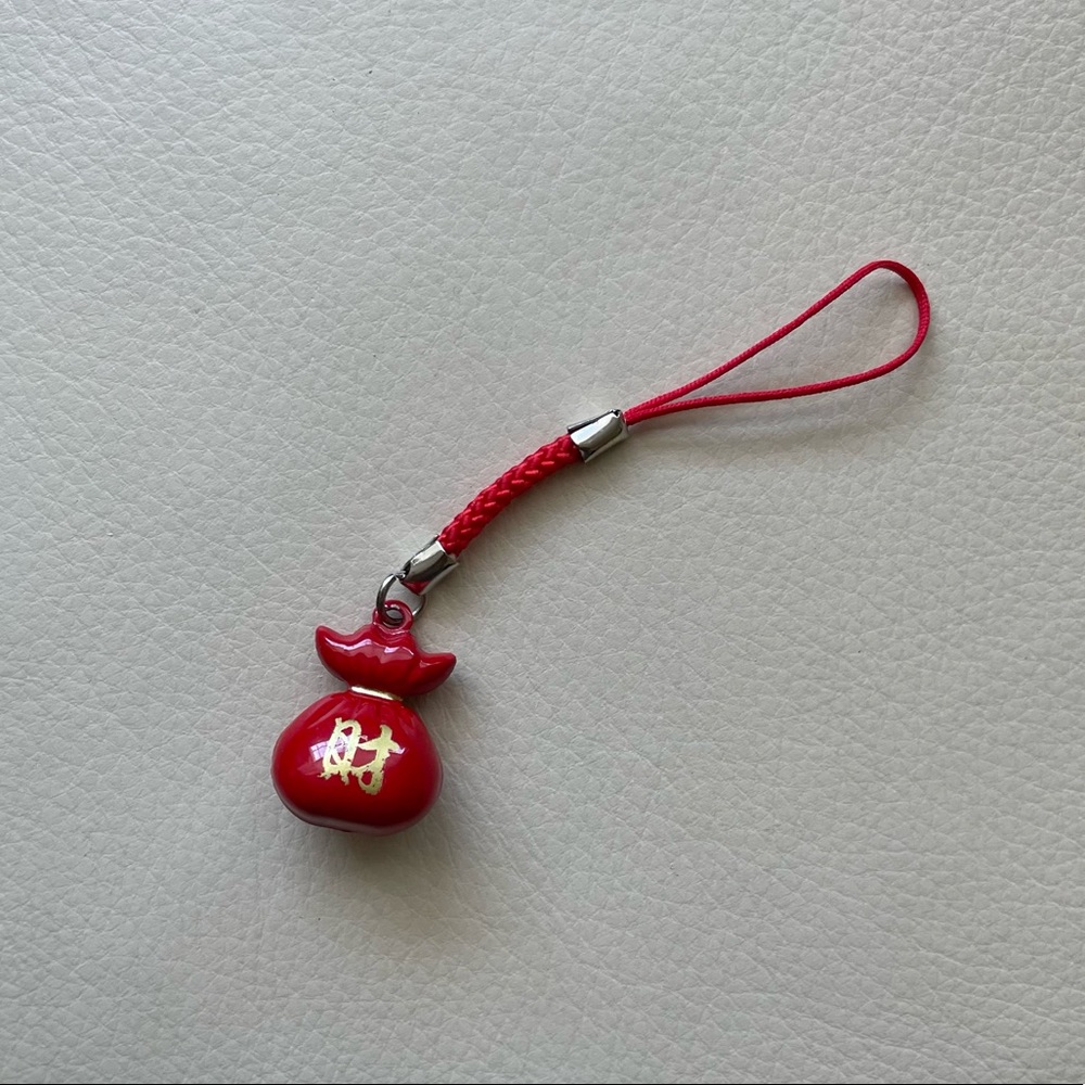Lucky Red Bell Charm, NWOT